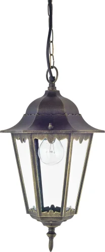 Подвесной светильник London 1808-1P Favourite уличный IP44 чёрный 1 лампа, плафон прозрачный в стиле кантри классический E27